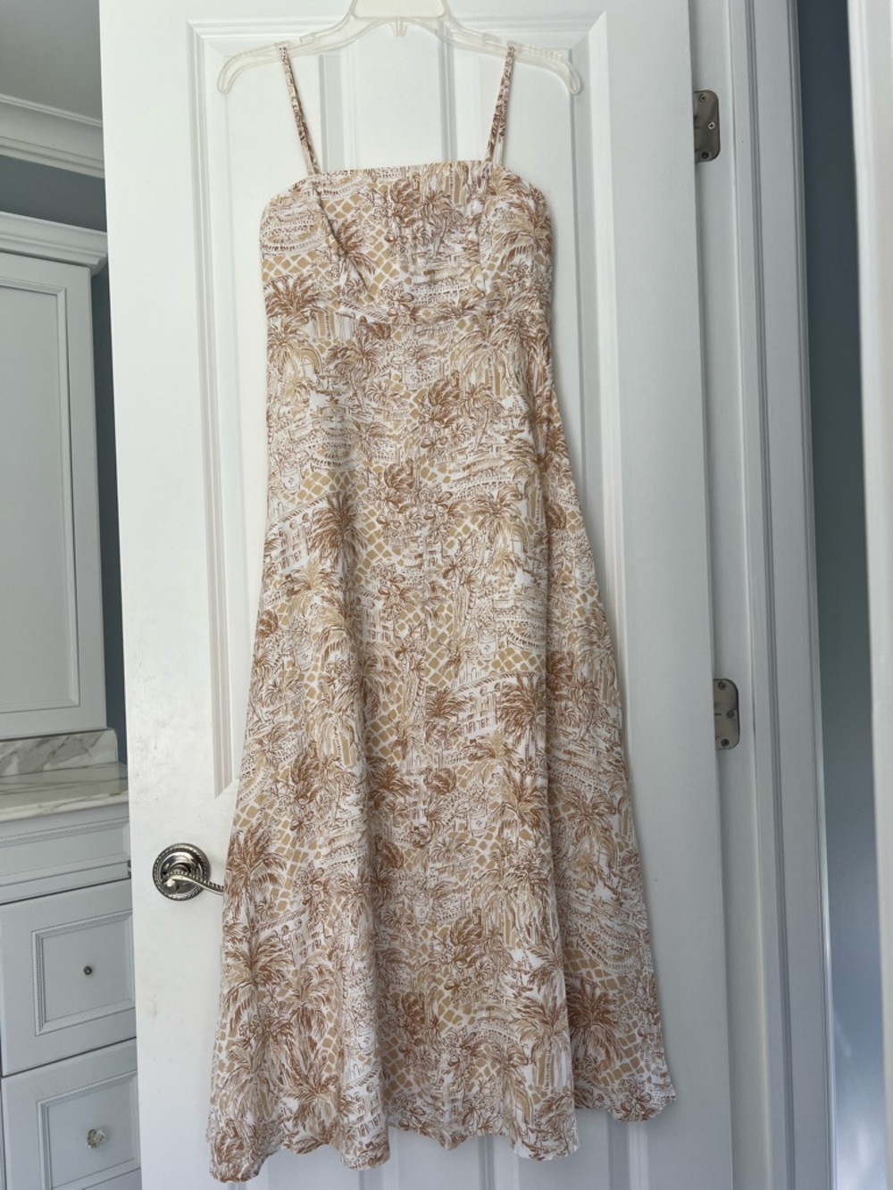 Lilly Pulitzer Jorgian Palm Tree Toile-Print Dress